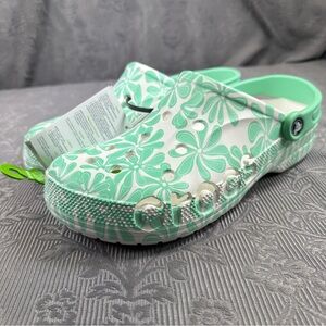 CROCS Pistachio Baya Seasonal Printed Clog EU 42-43 Men’s 9 Women’s 11
